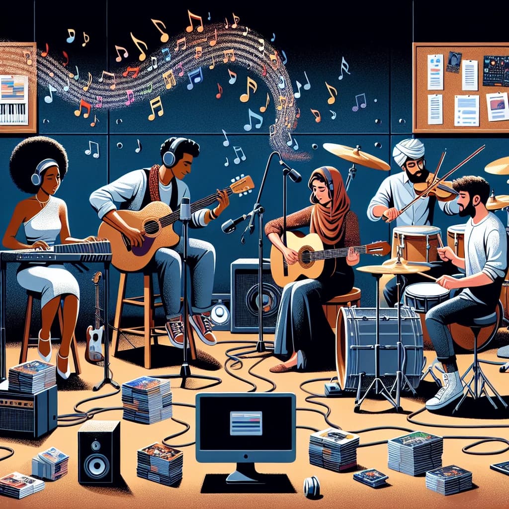 O Futuro da Distribuição de Música: O Crescente Papel da IA na Indústria