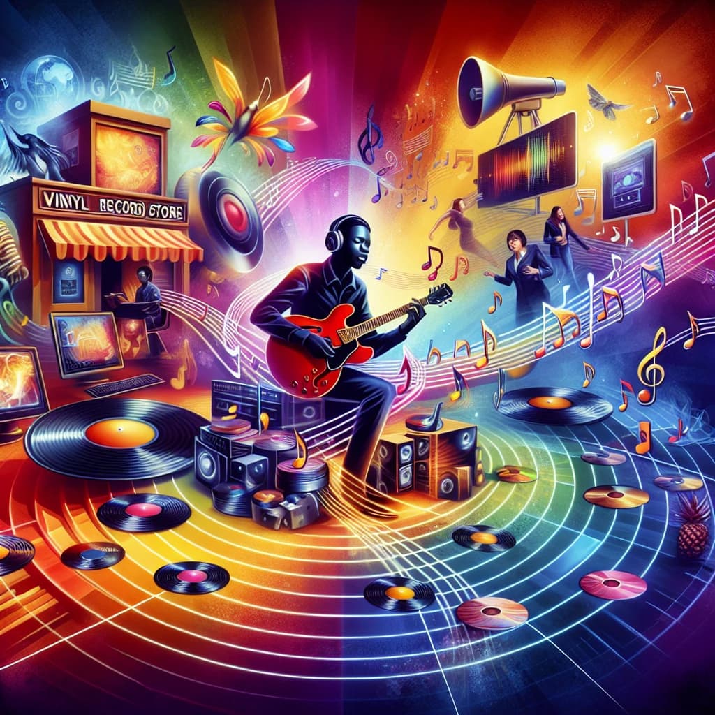 Do Vinil ao Digital: A Evolução da Distribuição de Música
